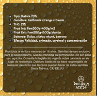 DELIRIUM SEEDS DELIRIUM TANGI 2UDS