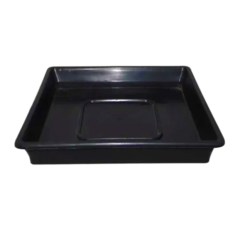 PLATO CUADRADO NEGRO 5/7 LT (DS)