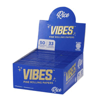 PAPELILLOS RICE KING SIZE SLIM 50U-VIBES (DS)