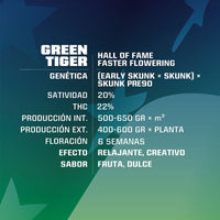 GREEN TIGER FAST FEM X7-BSF (DS)