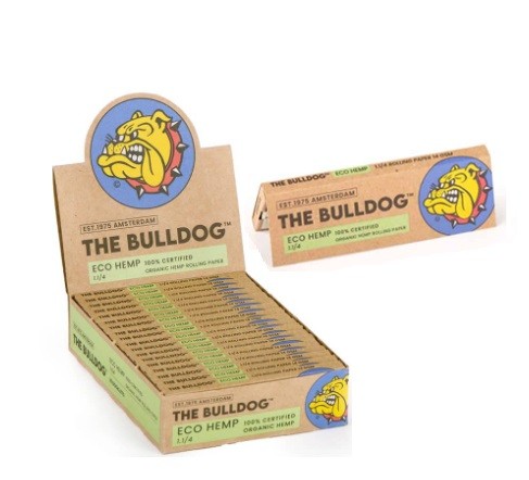 PAPELILLOS ECO HEMP CAÑAMO ORGANICO 1 1/4 18 UD-BULLDOG (DS)