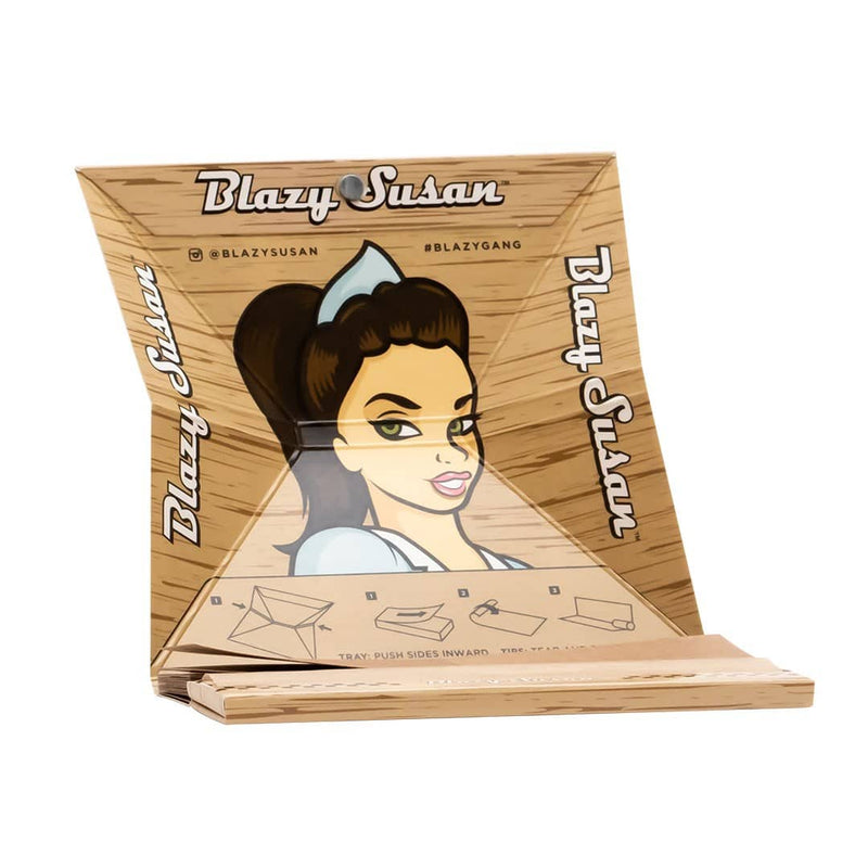 PAPELILLO UNBLEACHED KING SIZE SLIM DELUXE KIT 20U-BLAZY SUSAN (DS)