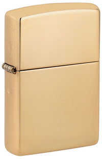 HIGH POLISH BRASS-ZIPPO (DS)