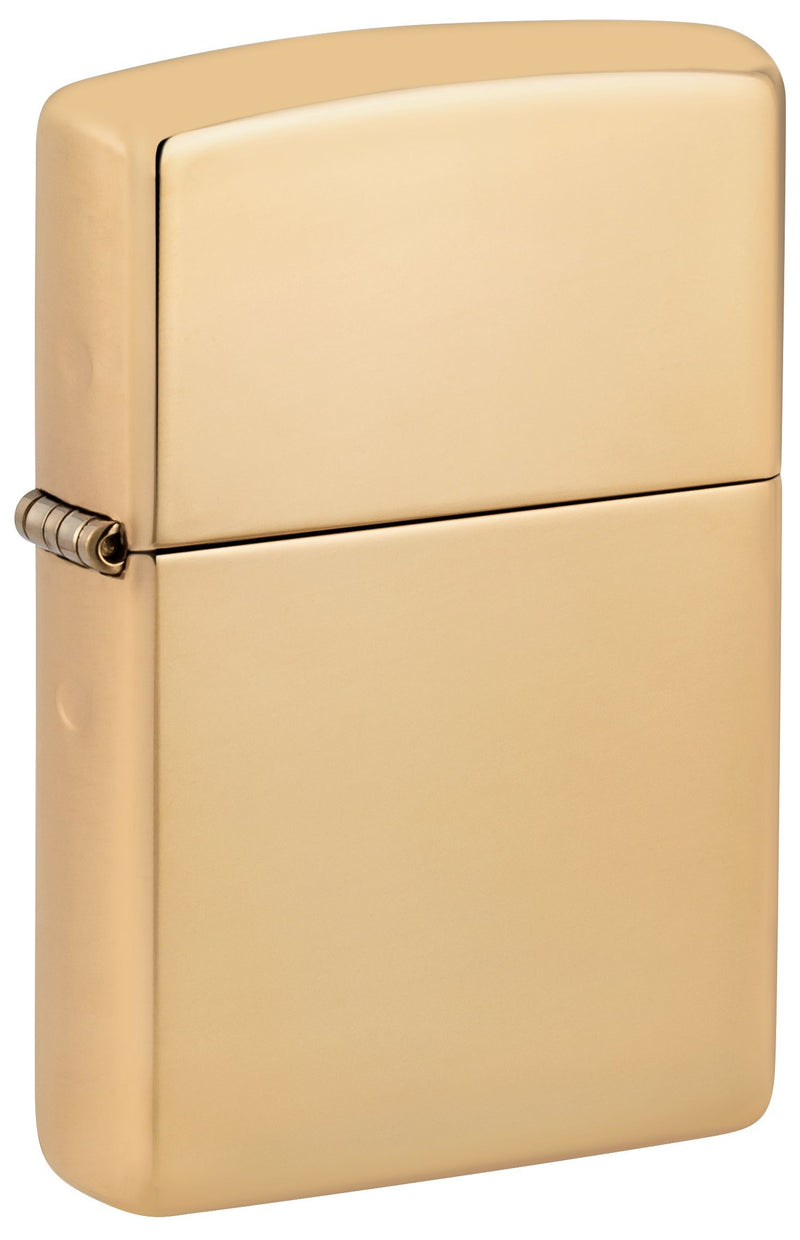 HIGH POLISH BRASS-ZIPPO (DS)