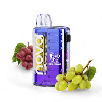 VAPORIZADOR DESECHABLE NOVA 20000 ZERO GRAPE-KEYSTONE (DS)