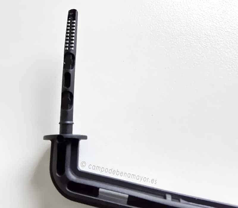 GOTERO FLECHA 2.3 L/H ANGULAR NEGRO-NETAFIM (DS)