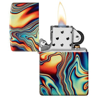 COLORFUL SWIRL PATTERN-ZIPPO (DS)
