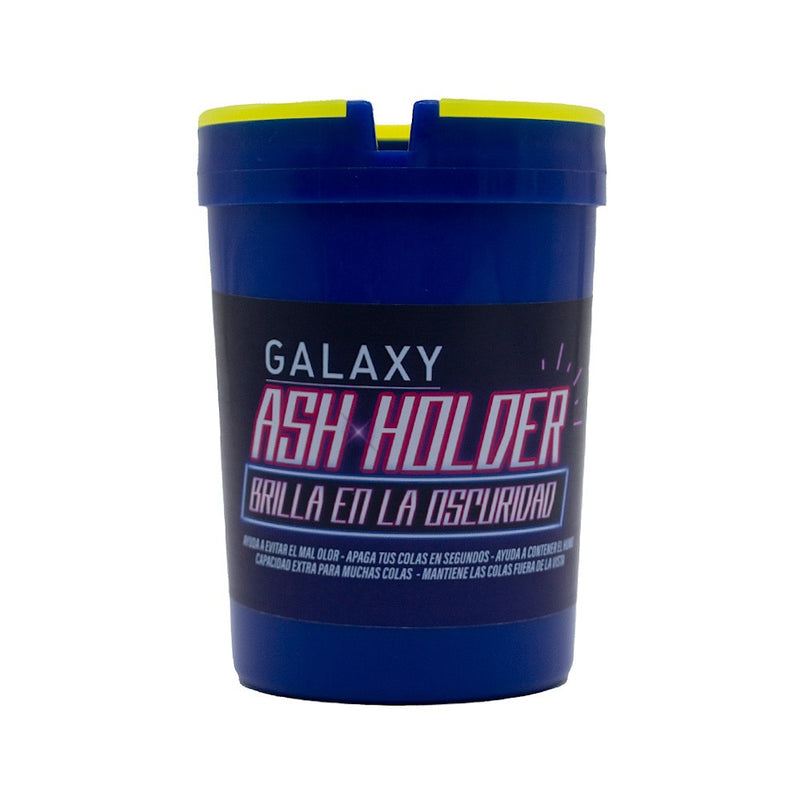 CENICERO ASH HOLDER GLOW IN THE DARK AZUL-GALAXY (DS)