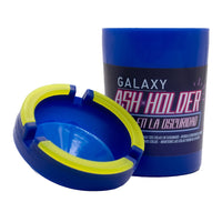 CENICERO ASH HOLDER GLOW IN THE DARK AZUL-GALAXY (DS)