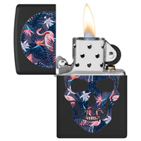 FLAMINGO SKULL DESIGN-ZIPPO (DS)