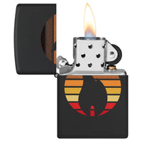 FLAME DESIGN COLORBLOCK-ZIPPO (DS)