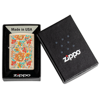 VINTAGE FLORAL-ZIPPO (DS)