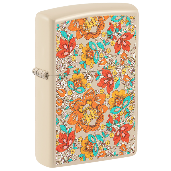 VINTAGE FLORAL-ZIPPO (DS)