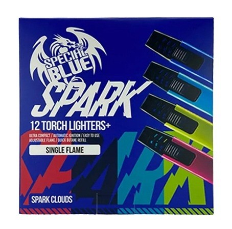 DISPLAY ENCENDEDORES SPARK CLOUDS LIGHTER 12U-CALVO