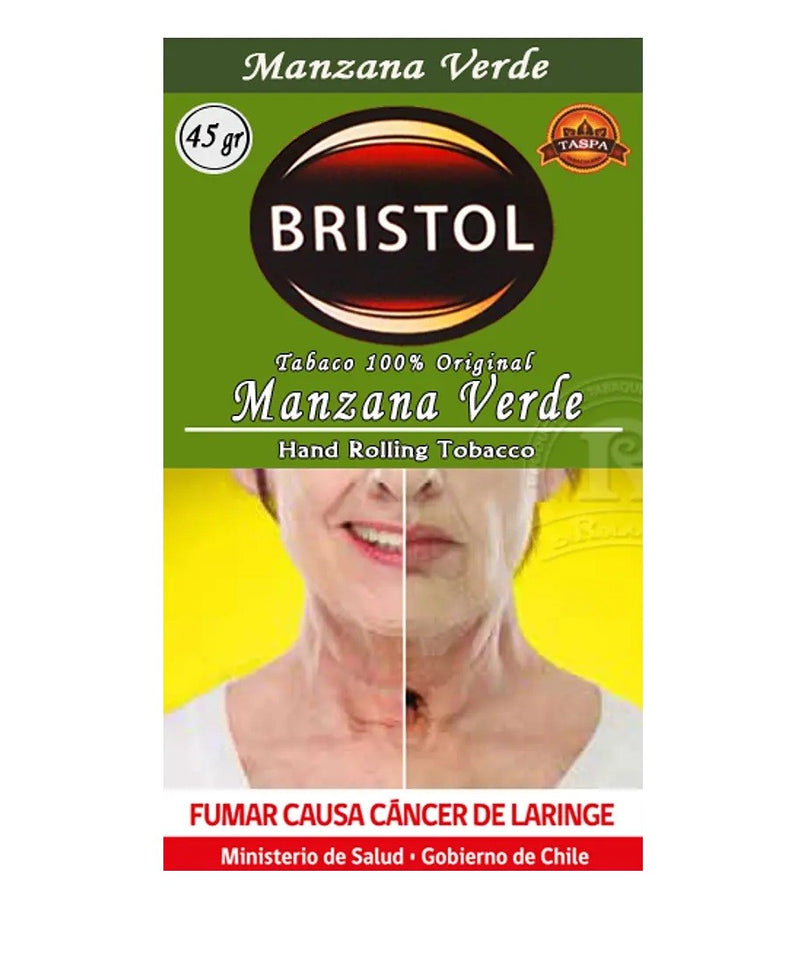 TABACO MANZANA VERDE 45GR- BRISTOL