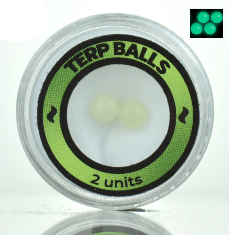 LUMINOUS TERP BALLS 4MM GREEN (GLOW IN THE DARK)-CALVO (DS)