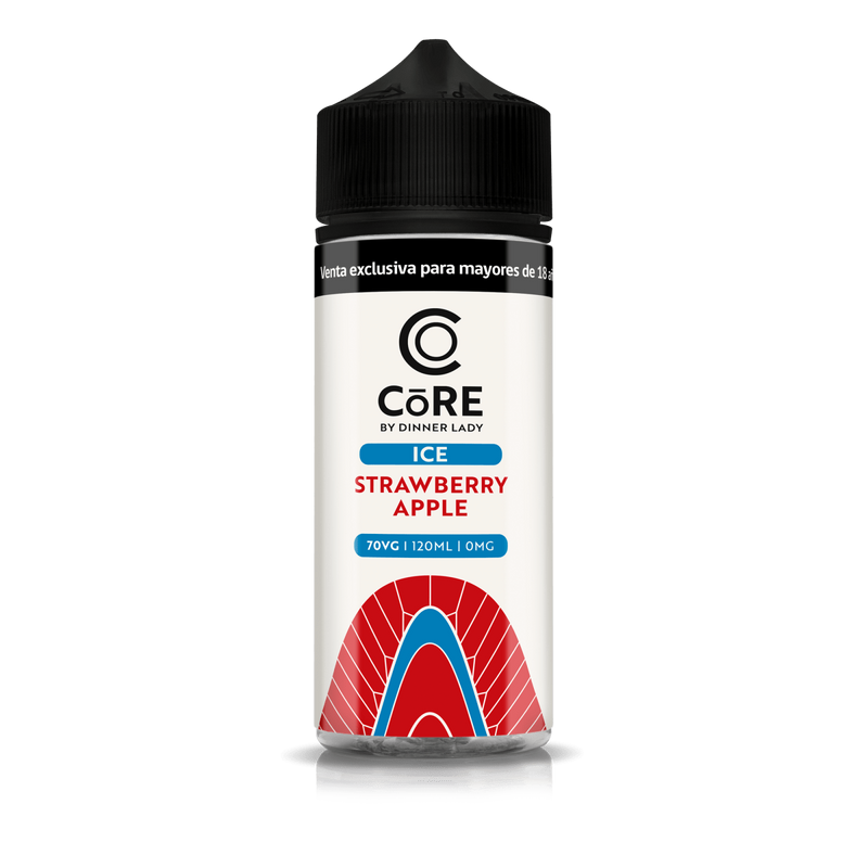 ESENCIA CORE ICE STRAWBERRY APPLE 0MG 120ML-DINNER LADY