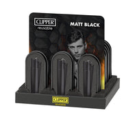 ENCENDEDOR METÁLICO MATT BLACK 12U-CLIPPER (DS)