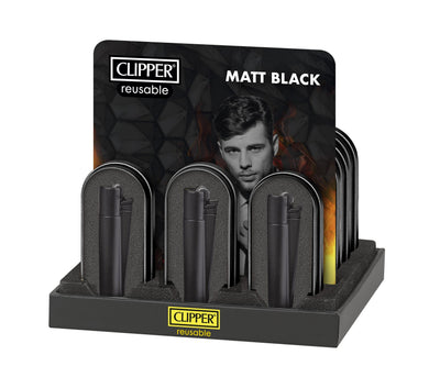 ENCENDEDOR METÁLICO MATT BLACK 12U-CLIPPER