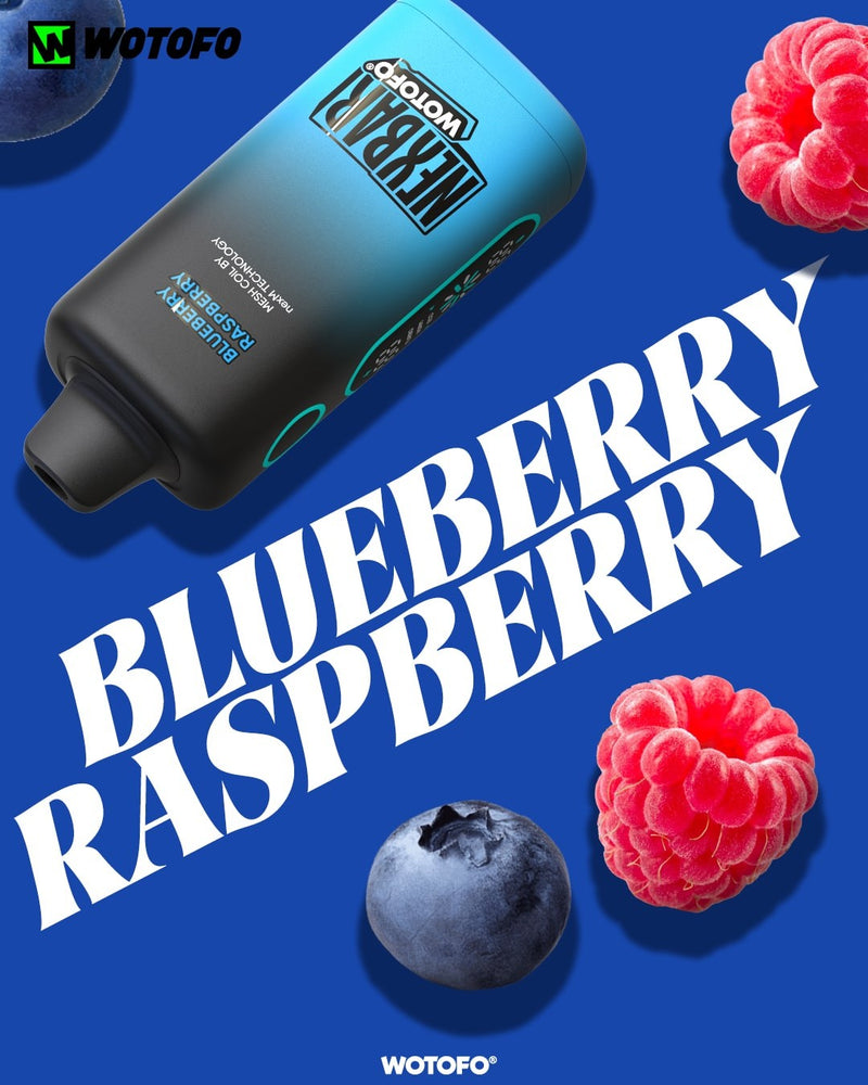 VAPORIZADOR NEXBAR 25000 BLUEBERRY RASPERRY-WOTOFO (DS)
