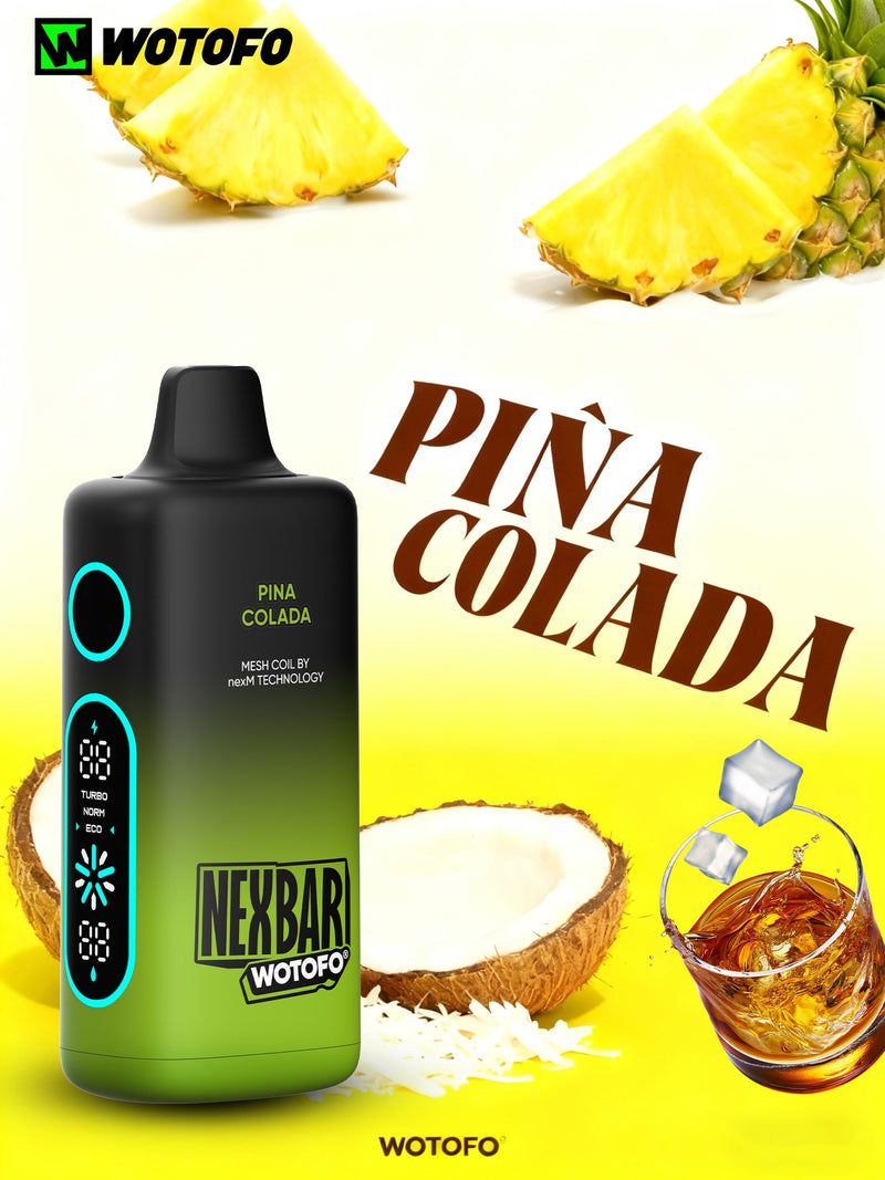 VAPORIZADOR NEXBAR 25000 PIÑA COLADA-WOTOFO