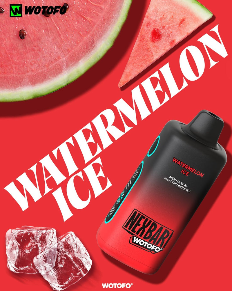 VAPORIZADOR NEXBAR 25000 WATERMELON ICE-WOTOFO