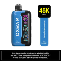 VAPORIZADOR TRIFUSION 45K BLUEBERRY RASPBERRY-OXBAR (DS)