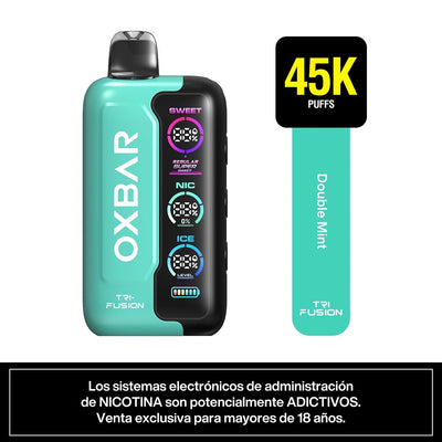 VAPORIZADOR TRIFUSION 45K DOUBLE MINT-OXBAR (DS)