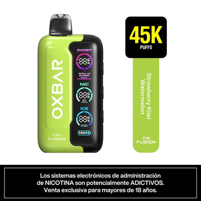VAPORIZADOR TRIFUSION 45K STRAWBERRY KIWI WATERMELON-OXBAR (DS)