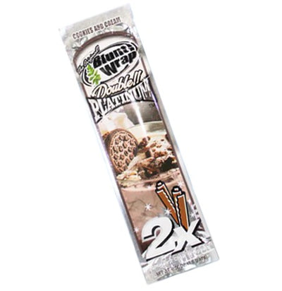 PLATINIUM X 2 SABOR COOKIES AND CREAM 25U-BLUNT WRAP (DS)