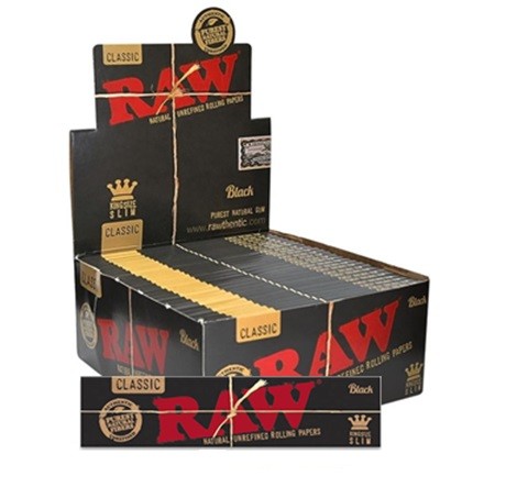 PAPELILLOS BLACK KING SIZE 50U-RAW