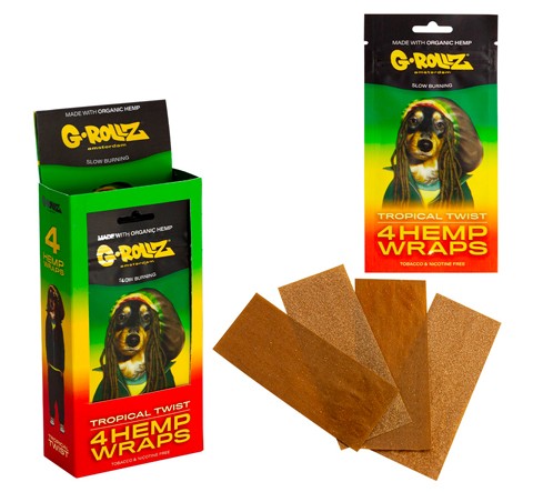 HEMPS WRAPS X4 MANGO CAJA 15U - G-ROLLZ