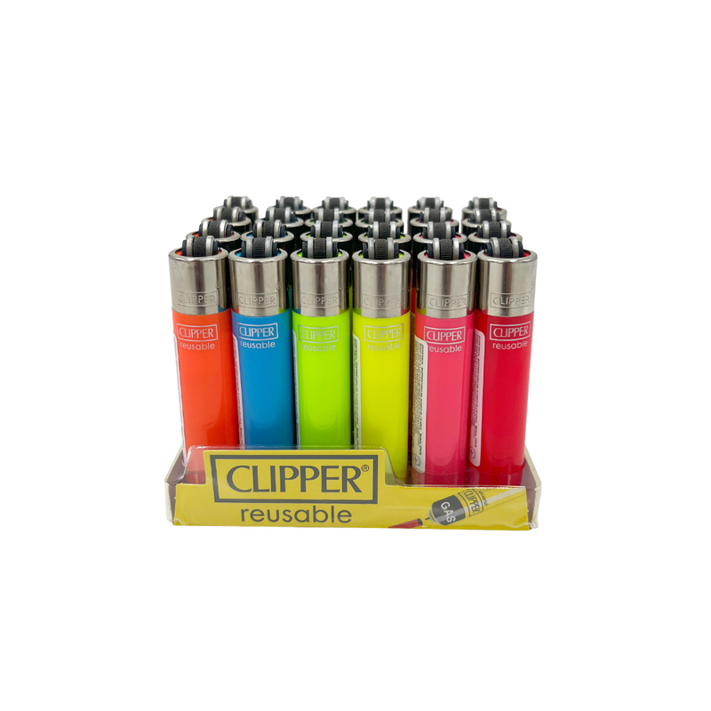 ENCENDEDOR SLIM SOLID FLUO 24U-CLIPPER