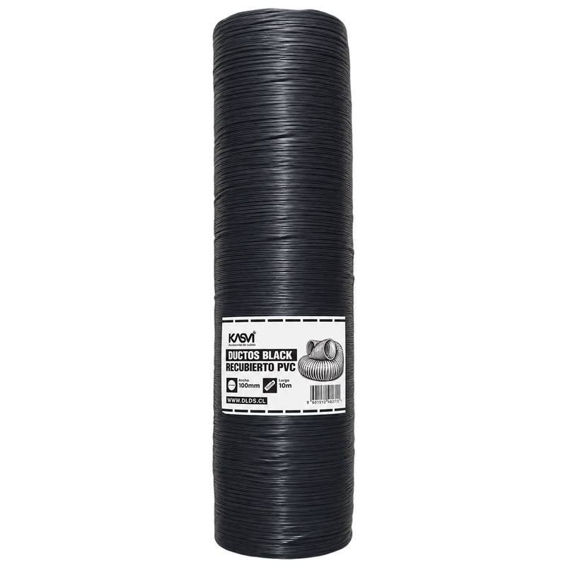 DUCTO BLACK (RECUBIERTO PVC) 100MM 10M - KASVI