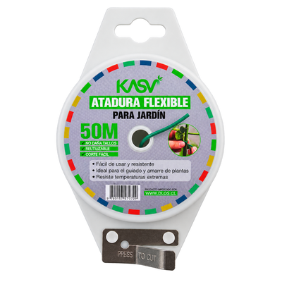 ATADURA FLEXIBLE PARA JARDIN 50M - KASVI (DS)