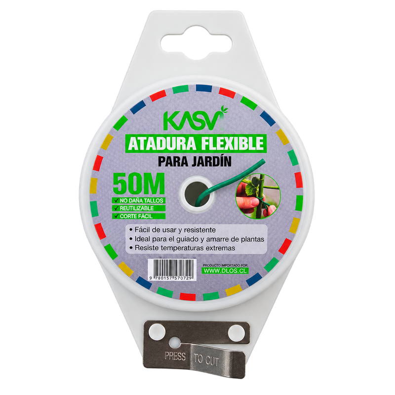 ATADURA FLEXIBLE PARA JARDIN 50M - KASVI