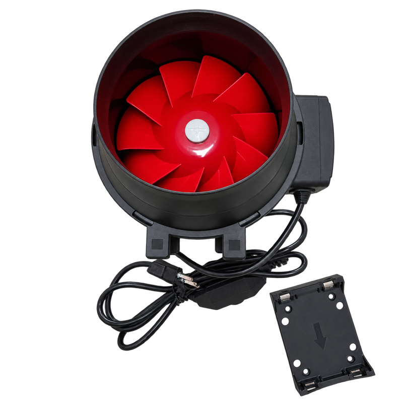EXTRACTOR TT BLACK PRO 125MM 2 VELOCIDADES 482-610 M3/H - KASVI