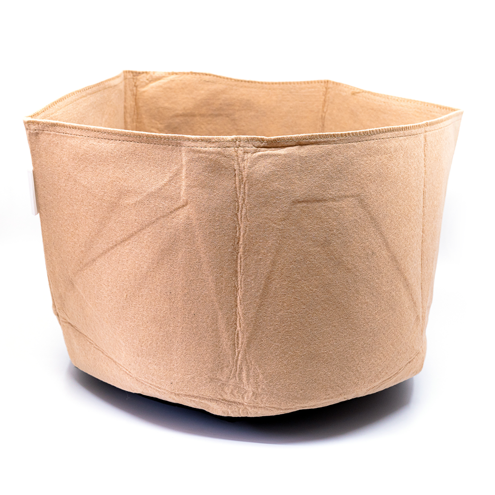 Maceta Geotextil Cuadrada Beige