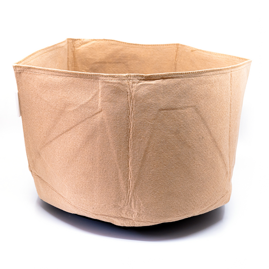 Maceta Geotextil Cuadrada Beige