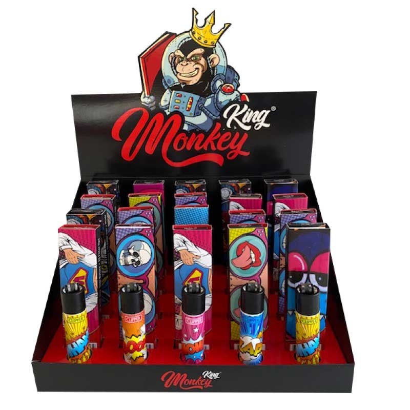 KIT COMIC KS UNBLEACHED+CLIPPER 20UDS MONKEY KING