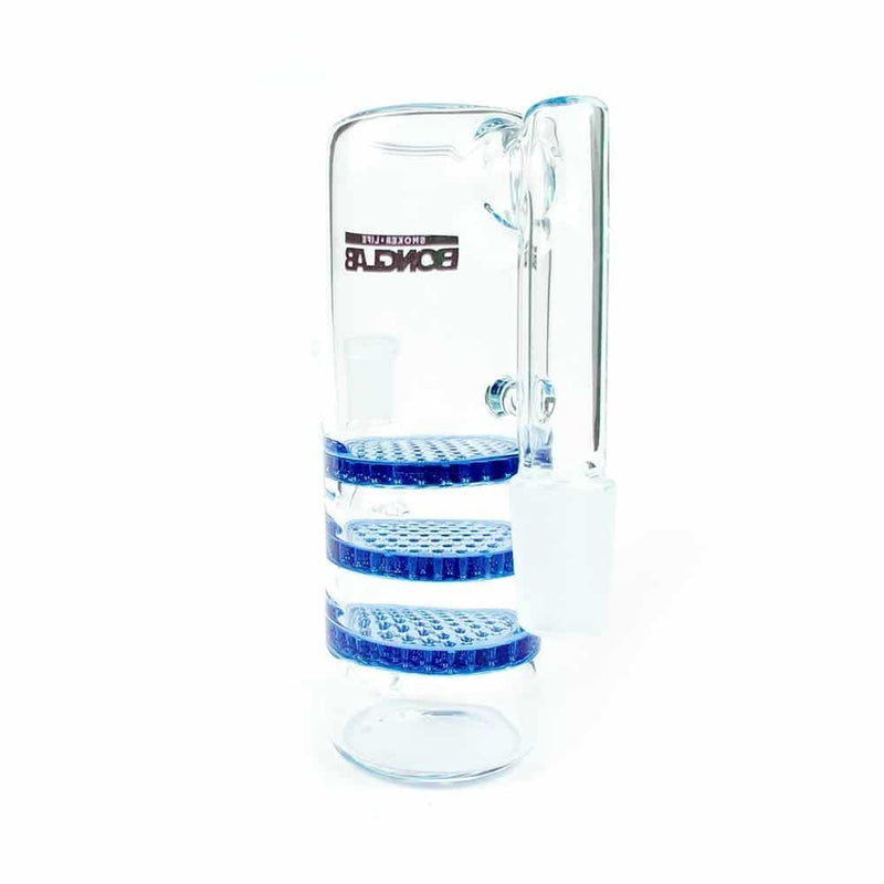 ATRAPA CENIZA PANAL TRIPLE BLUE 18MM-BONGLAB (DS)