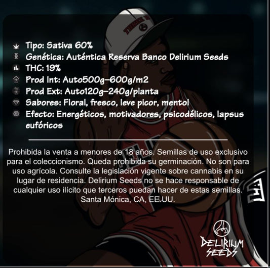 DELIRIUM SEEDS MICHAEL D 3XL AUTO 4UDS