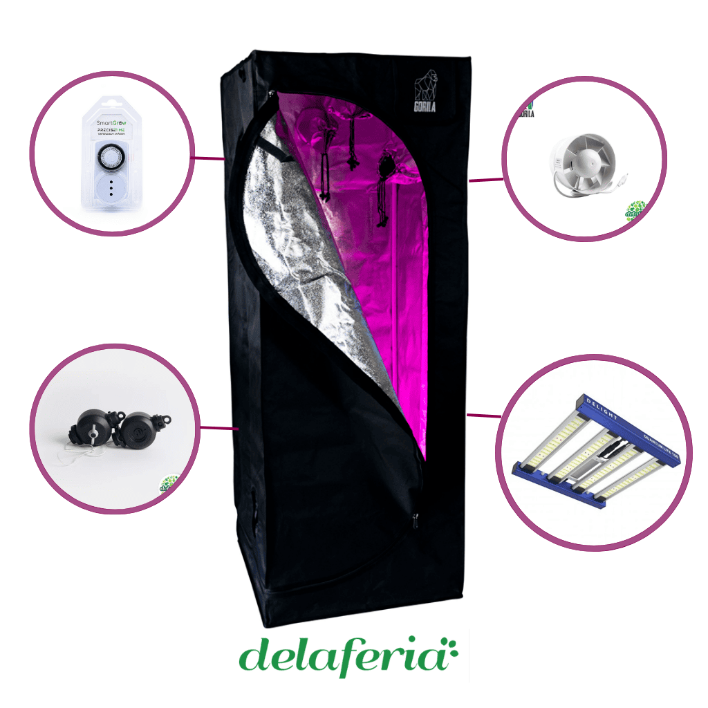 Kit Indoor 60 Con Led Quantum Lite 160W-Delight