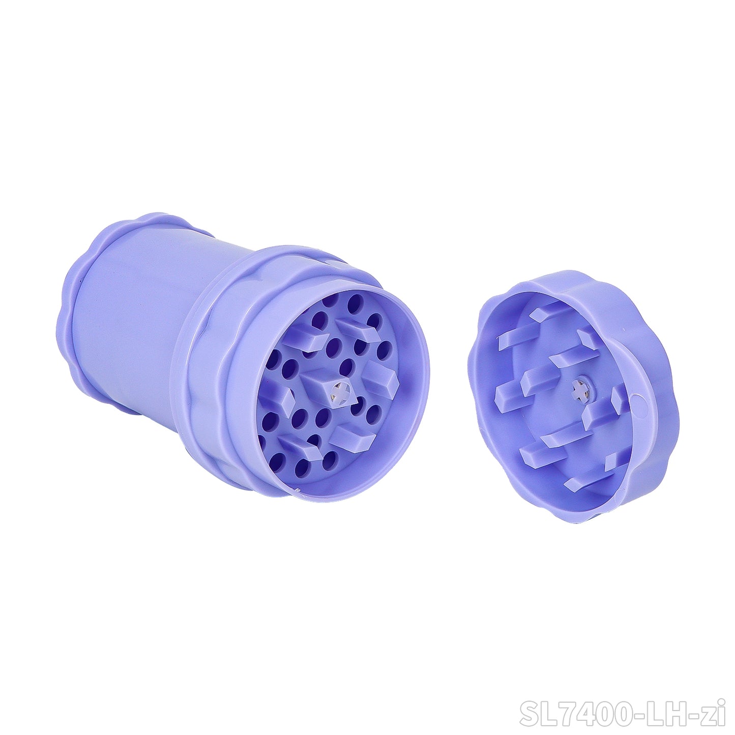 Grinder Plastico Purple (Lady Hornet) con contenedor