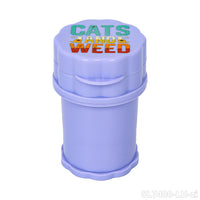 Grinder Plastico Purple (Lady Hornet) con contenedor