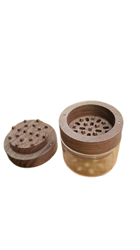 Grinder Gorila Madera Nogal con Contenedor