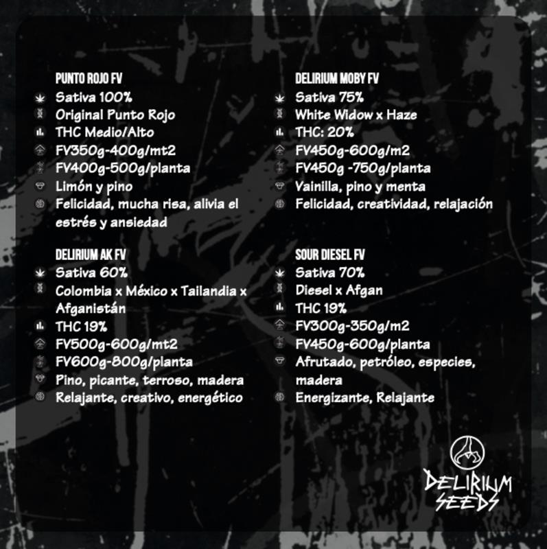 DELIRIUM SEEDS MIX DELIRIUM CRACK FAST 8UDS