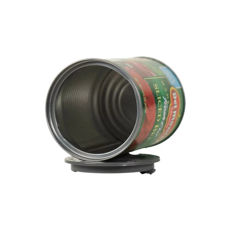 Lata de Comida con Compartimento Oculto