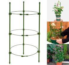 Tutor tipo estaca con 3 anillos de sujecion