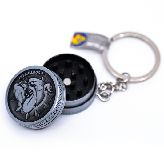 Grinder Metálico 2 piezas llavero The Bulldog Amsterdam